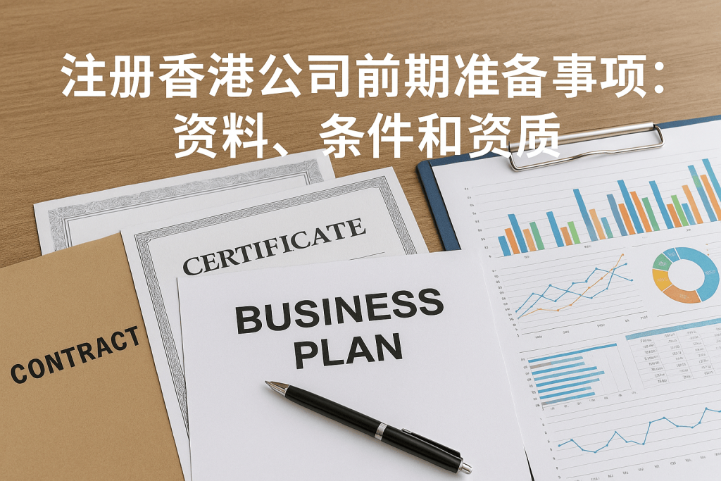 注冊香港公司前期準(zhǔn)備事項(xiàng)：資料、條件和資質(zhì)