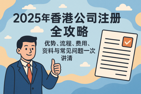 2025年香港公司注冊全攻略：優(yōu)勢、流程、費用、資料與常見問題一次講清