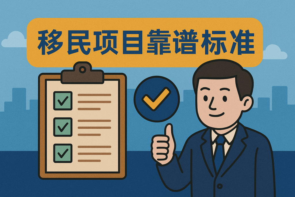 判斷移民項(xiàng)目靠譜程度的5個(gè)核心標(biāo)準(zhǔn)