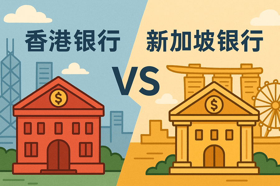 香港銀行開戶和新加坡銀行開戶哪個好？條件與優(yōu)勢對比